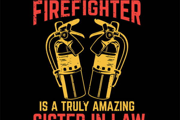 消防员图案裁片印花，打造个性服装