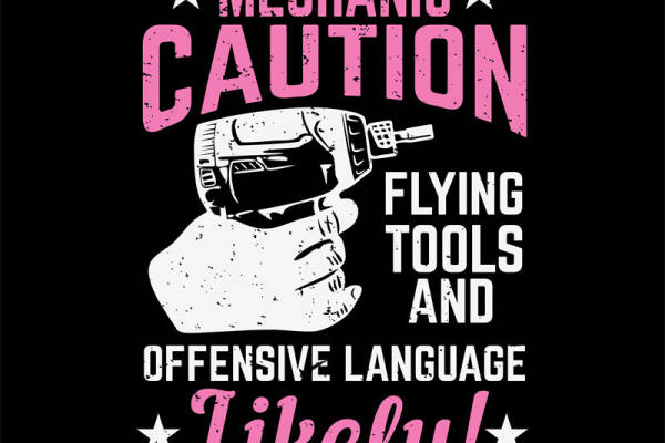 裁片印花：机械风飞溅工具图案服装印花