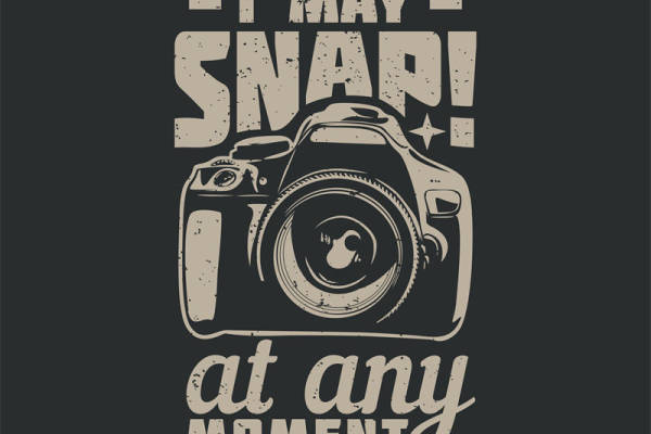 复古相机印花图案，打造个性服装