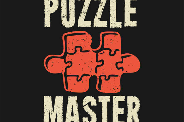 复古拼图纹理服装印花裁片设计