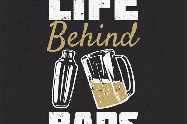 复古啤酒主题裁片印花，打造个性服装