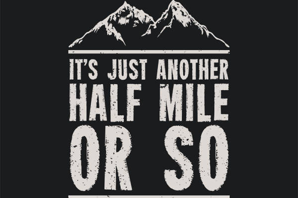 自然山峰纹理服装印花素材，轻松打造户外风格