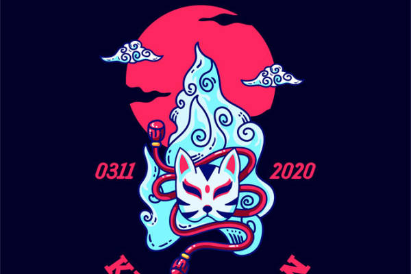 神秘狐妖纹样：服装印花裁片设计灵感