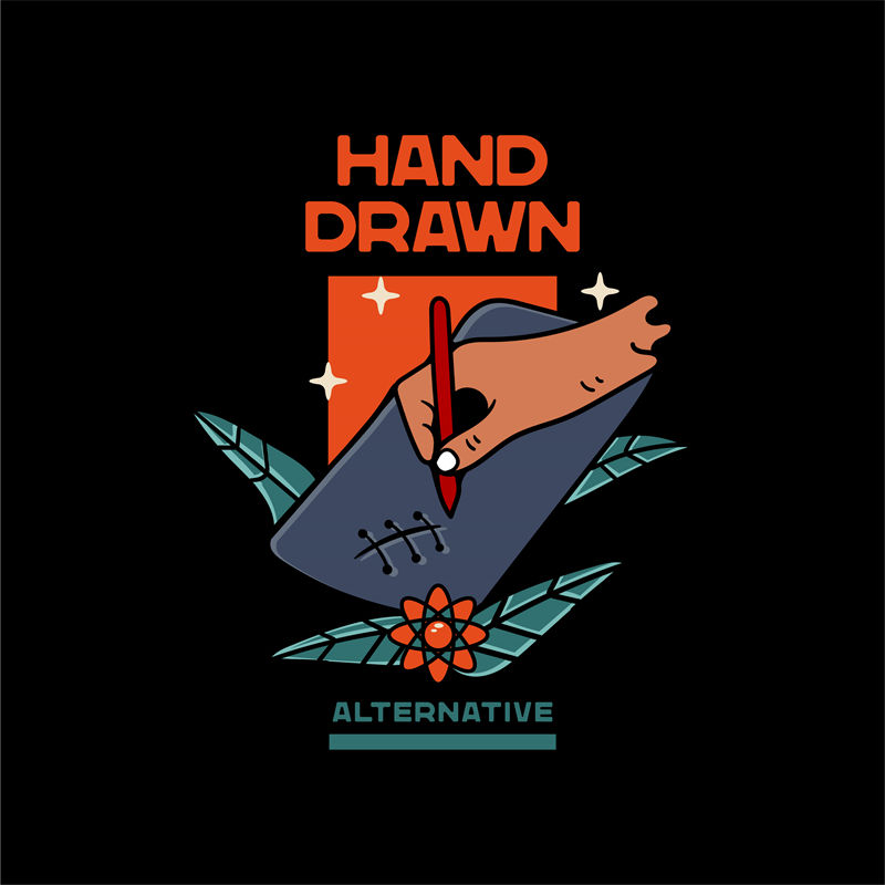 手绘风格服装印花图案,轻松打造个性时尚