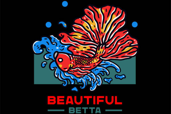 美丽斗鱼图案：服装印花裁片设计灵感