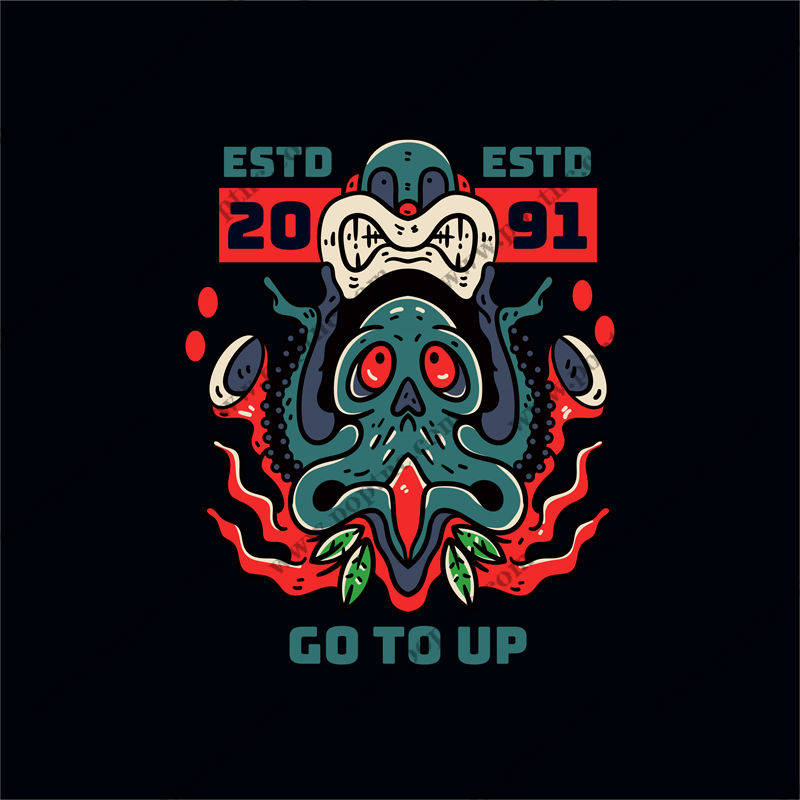 时尚骷髅图案裁片印花,打造个性服装