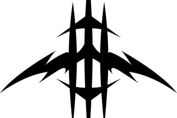 暗黑风裁片印花图案,打造个性服装