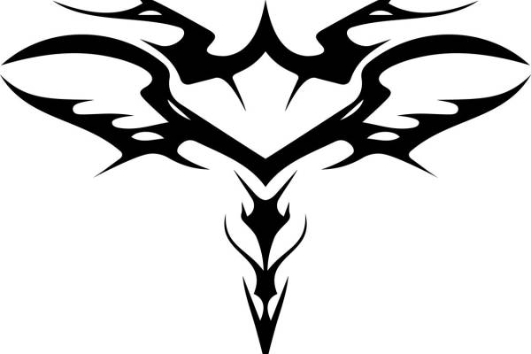 时尚裁片印花图案：黑色羽毛纹样服装印花