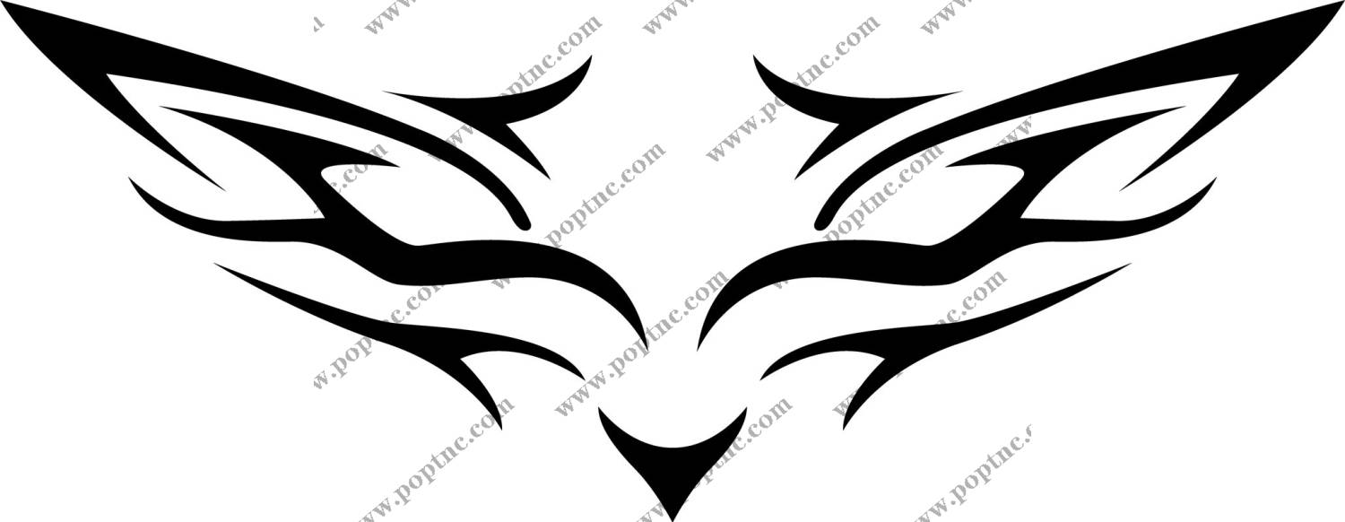 翅膀图案裁片印花,打造独特服装设计