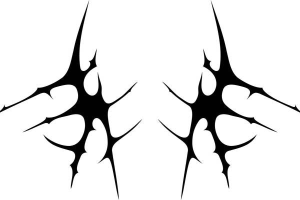 尖刺纹理裁片印花，打造独特服装设计