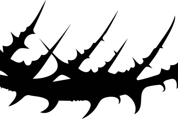 尖刺花型服装印花设计素材，打造独特时尚风格