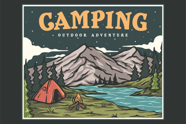 户外探险主题裁片印花，打造个性服装