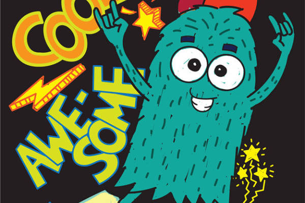 酷炫毛绒怪兽裁片印花：服装印花新选择