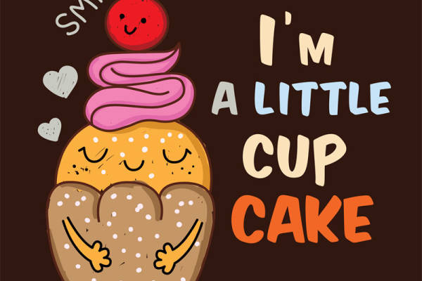 可爱蛋糕印花裁片，打造个性服装