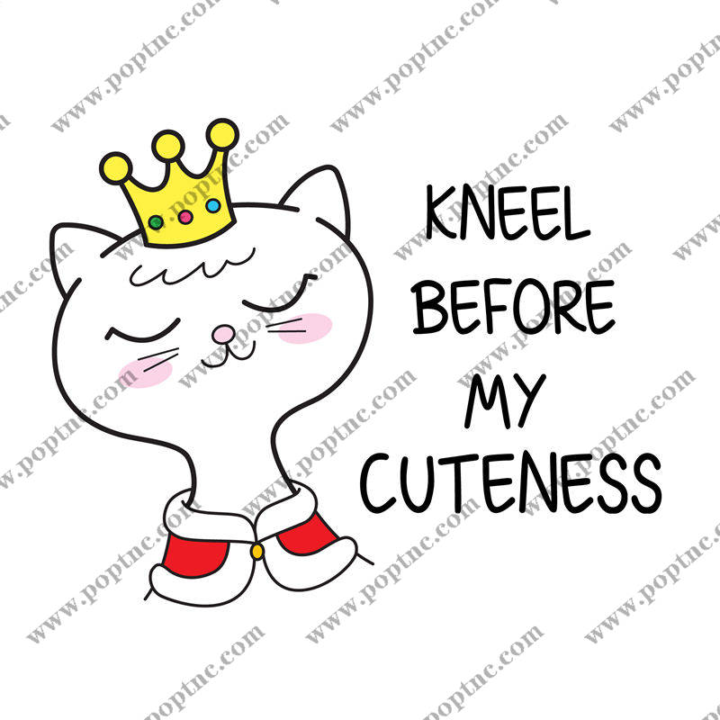 萌趣猫王:可爱印花图案为您的服装增添趣味