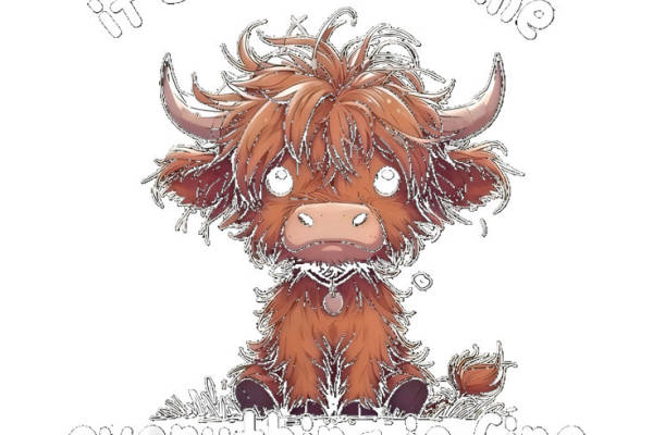 可爱小牛印花：轻松打造个性服装