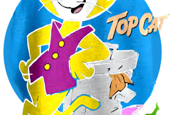 卡通猫头花型印花素材，轻松打造个性服装