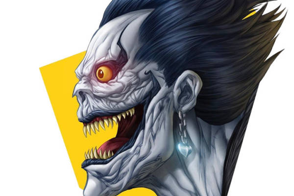 暗黑风格裁片印花:恐怖怪兽图案服装印花