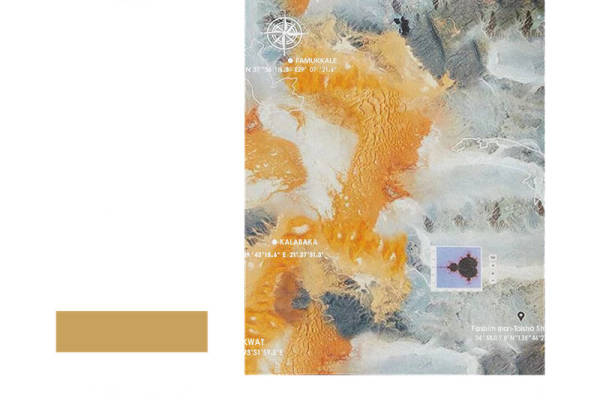 自然抽象纹理裁片印花,打造独特服装设计