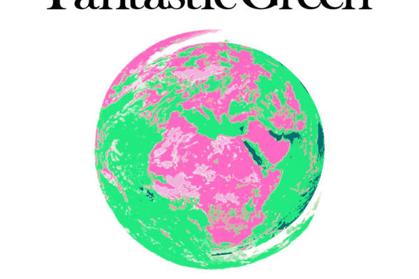 梦幻粉绿渐变服装印花素材，打造独特时尚