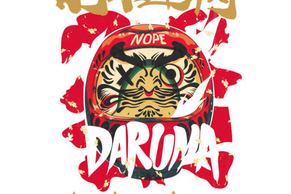 幸运招财猫印花图案,打造个性服装裁片