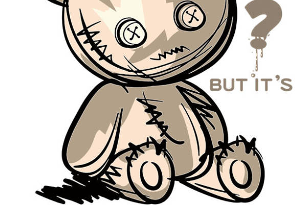 裁片印花：复古缝线熊图案，打造独特服装设计