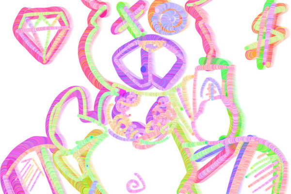 炫彩抽象花型裁片印花设计，打造个性化服装