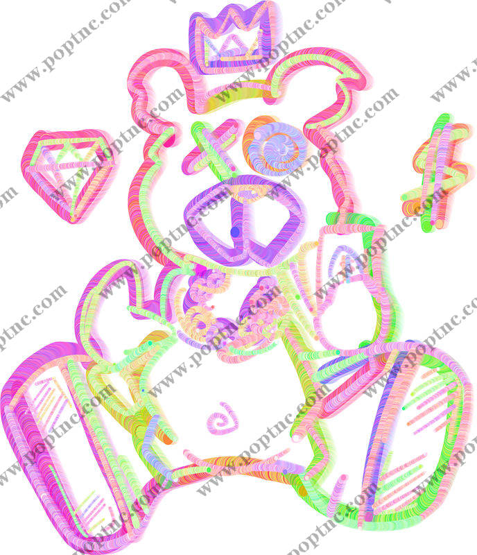 炫彩抽象花型裁片印花设计,打造个性化服装