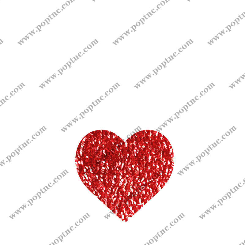 浪漫心形裁片印花:为你的服装增添一抹亮色