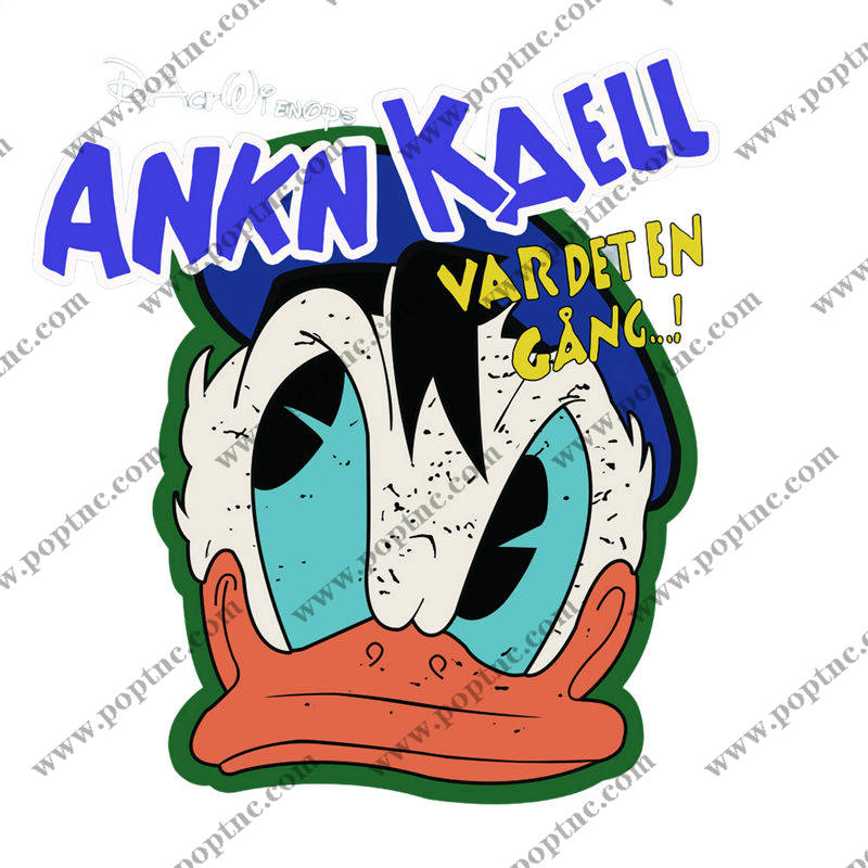 卡通鸭头图案裁片印花,时尚潮流服装印花素材