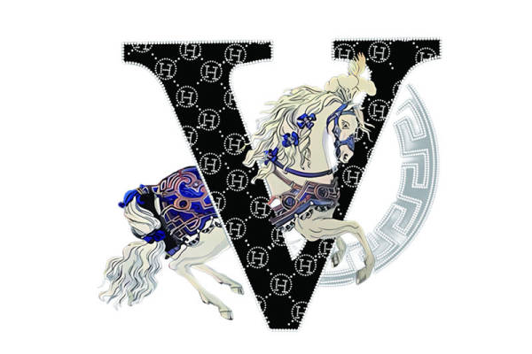 奢华马术图案裁片印花：打造个性服装