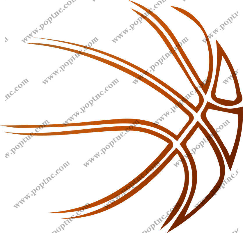 篮球纹路裁片印花:运动风服装印花新选择