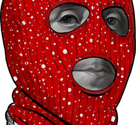 红色雪地印花裁片印花服装印花