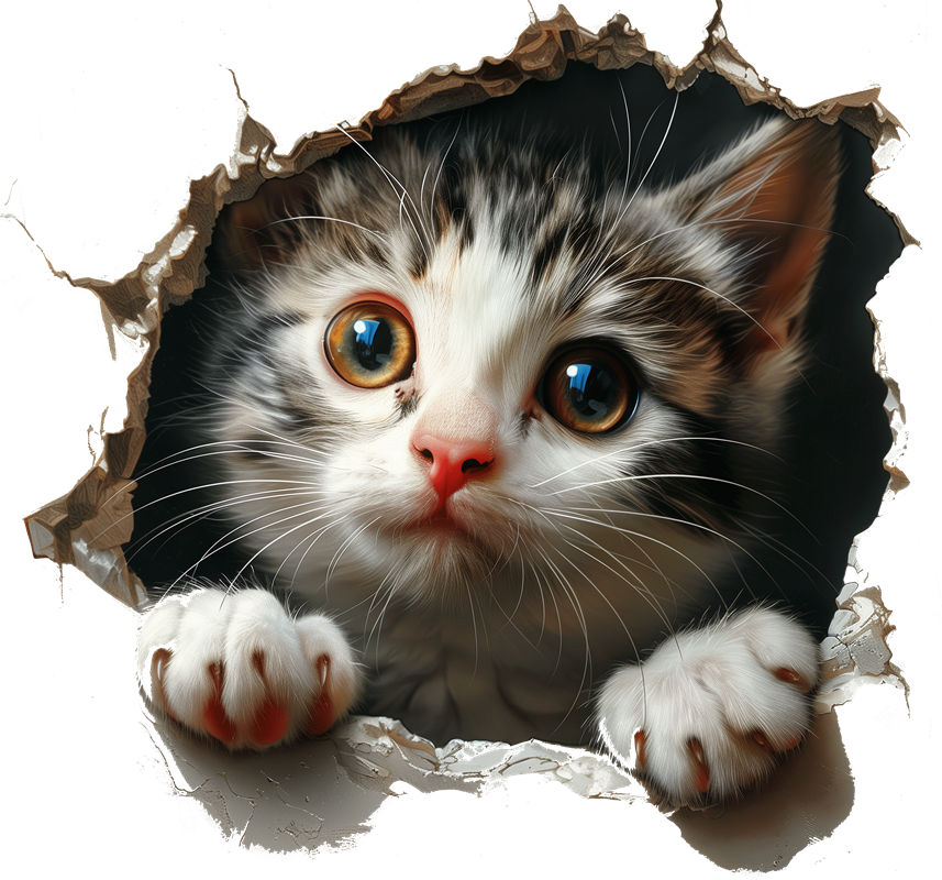 萌趣猫咪纹样，打造个性服装印花