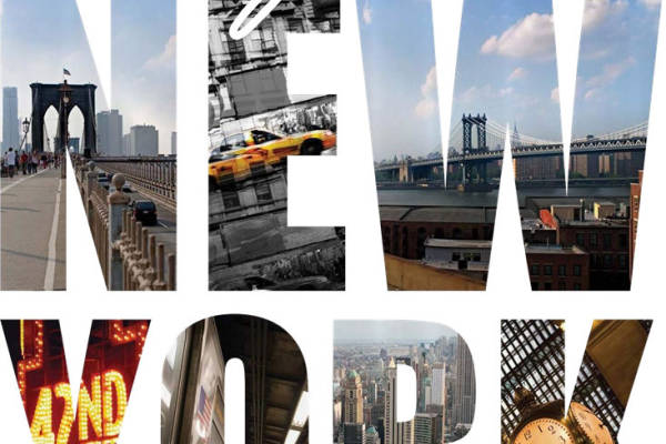 纽约摩登都市纹理服装印花裁片