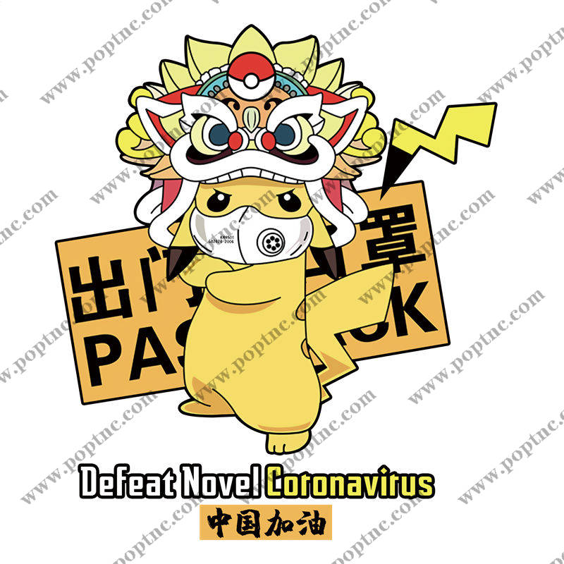 卡通狮子头像裁片印花:创意服装印花设计