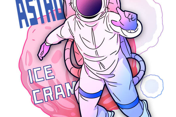 太空宇航员裁片印花：独特风格服装印花设计