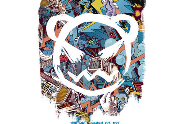 创意涂鸦风格服装印花裁片，打造个性街头风