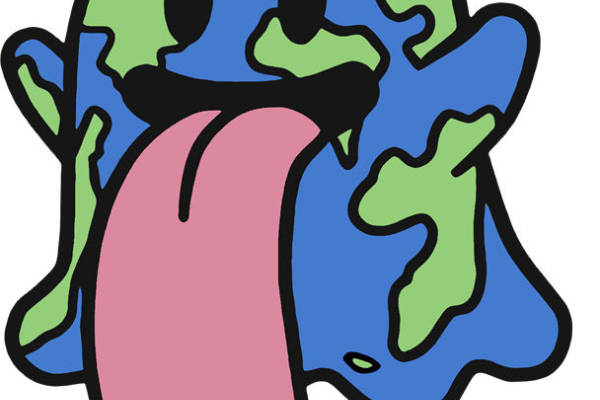 裁片印花：地球表情创意印花，为服装增添趣味