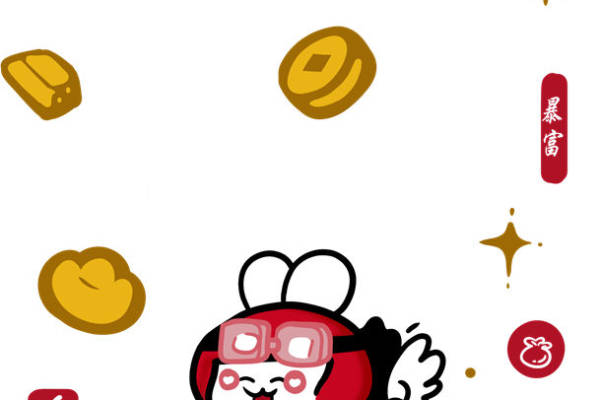 喜庆财神爷图案：服装印花裁片设计灵感