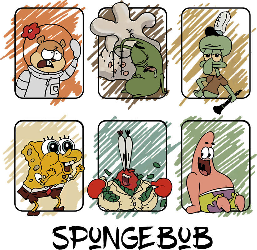 卡通风格服装印花素材:趣味十足的花型设计