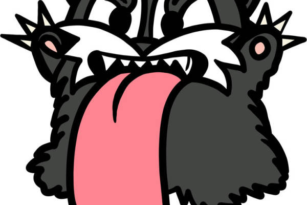 可爱卡通浣熊印花:服装印花裁片设计灵感