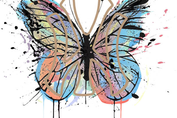 梦幻蝶影：服装印花裁片灵感