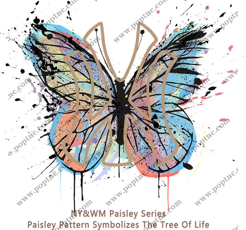 梦幻蝶影:服装印花裁片灵感