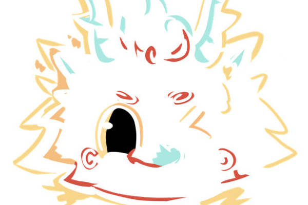 可爱龙兽印花图案：服装印花裁片设计灵感