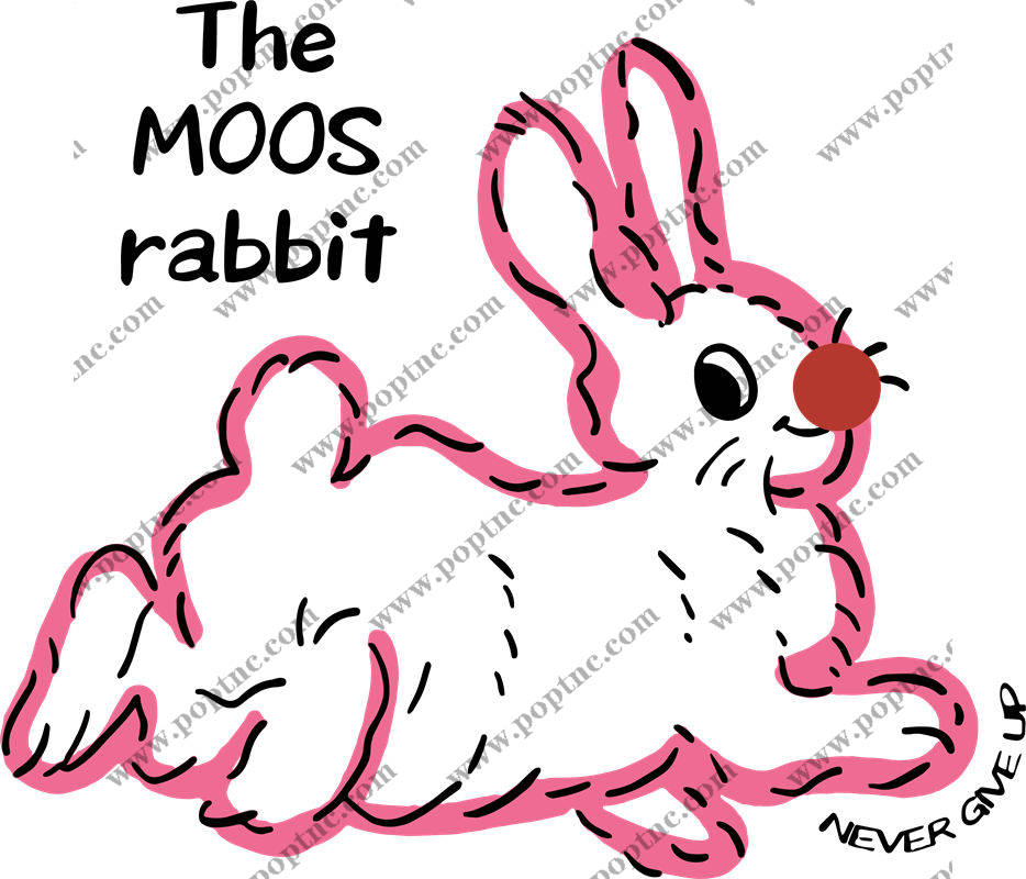 可爱兔子图案服装印花素材