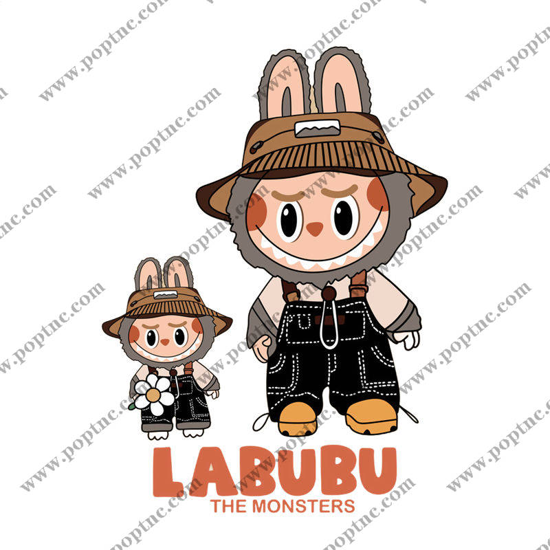 可爱卡通风格花型裁片印花,打造个性服装