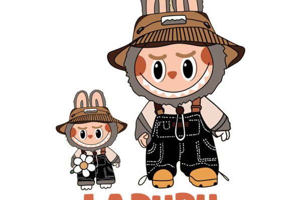 可爱卡通风格花型裁片印花,打造个性服装