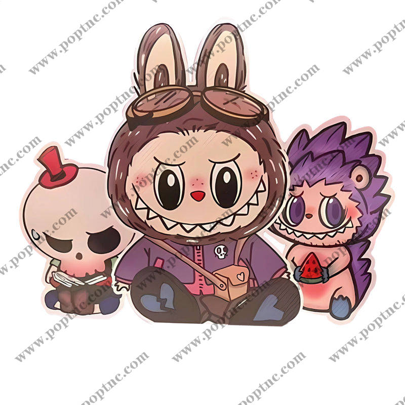 可爱卡通风格裁片印花:为你的服装增添趣味