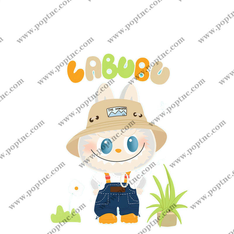 可爱动物形象裁片印花,打造个性服装